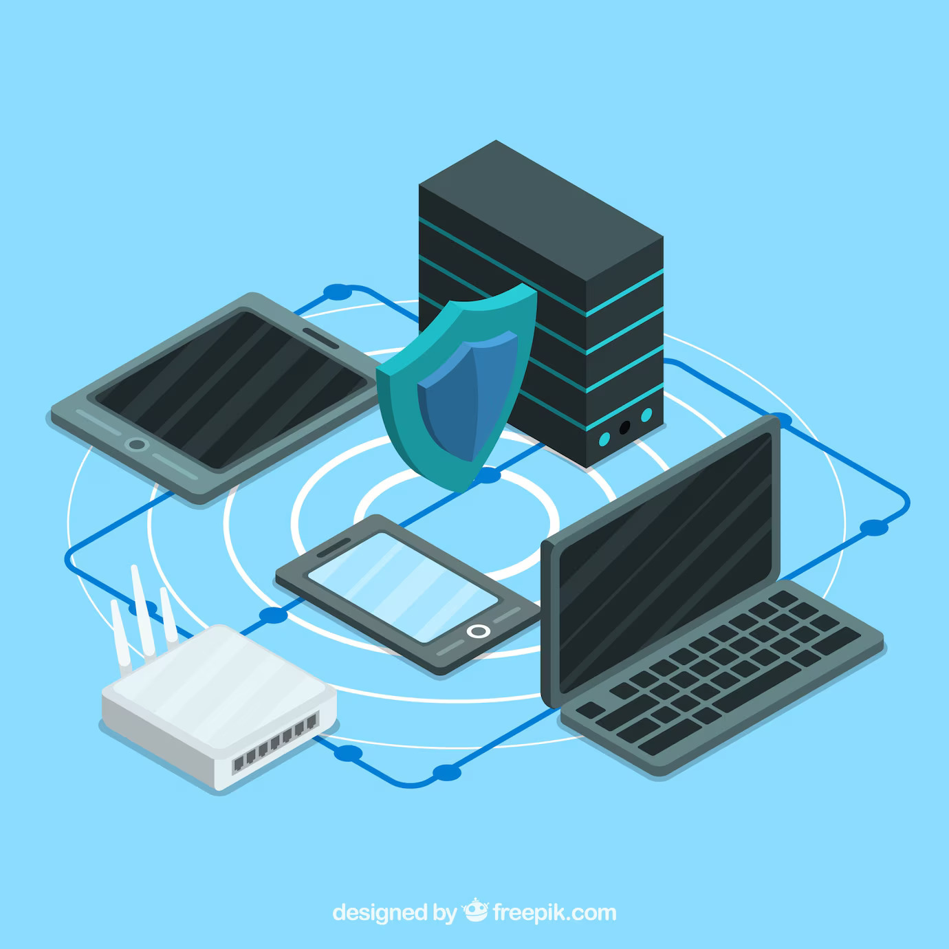 MikroTik router network